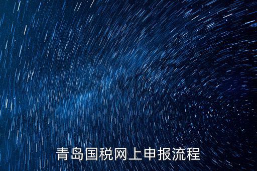 青島國稅網(wǎng)上申報(bào)流程