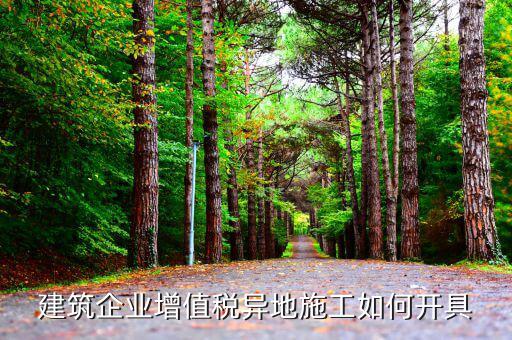 外地施工 單位如何開票，建筑施工企業(yè)出省施工稅票問題怎么開據(jù)