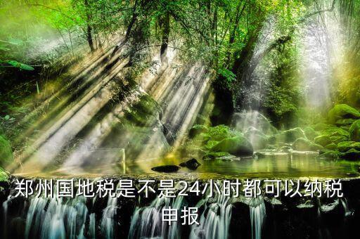 鄭州如何進(jìn)行地稅網(wǎng)上申報(bào)，鄭州國地稅是不是24小時都可以納稅申報(bào)