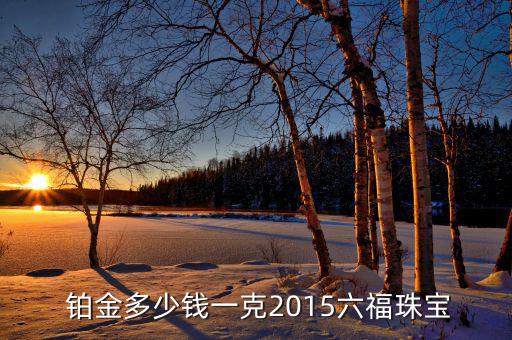  鉑金多少錢(qián)一克2015六福珠寶