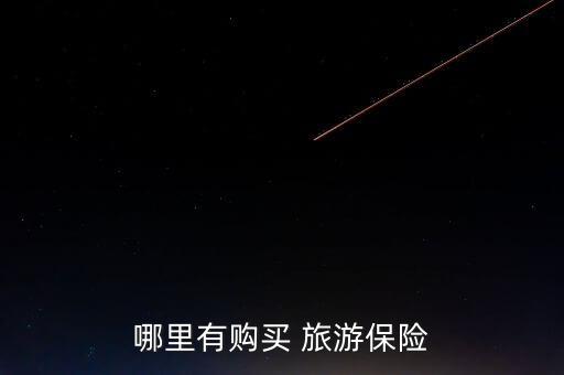 哪里有購買 旅游保險(xiǎn)