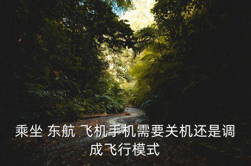 乘坐 東航 飛機手機需要關機還是調成飛行模式