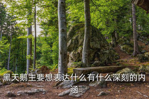 黑天鵝書說的是什么，黑天鵝主要想表達什么有什么深刻的內(nèi)涵
