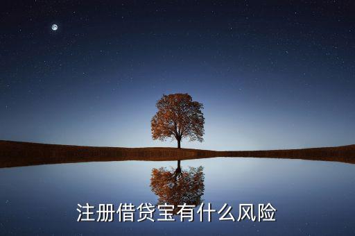 借貸寶有什么風險，注冊借貸寶有什么風險