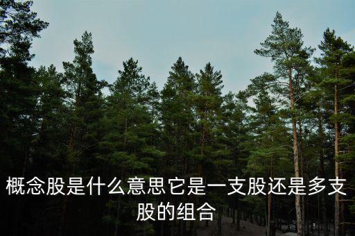 阿里巴巴概念股什么意思，概念股是什么意思它是一支股還是多支股的組合