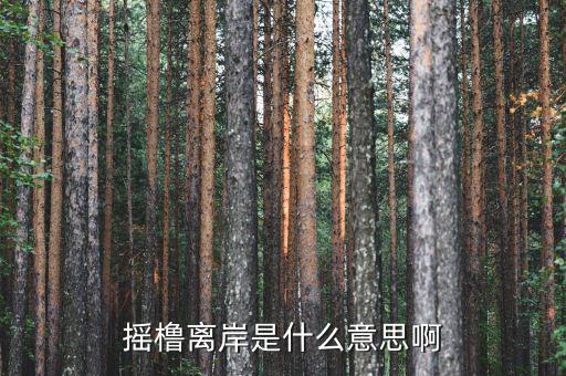 離岸是什么意思，搖櫓離岸是什么意思啊