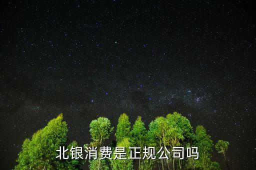 北銀和興宏什么關(guān)系，北銀消費是正規(guī)公司嗎
