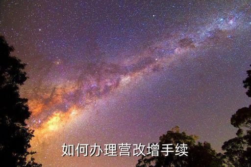 房地產(chǎn)經(jīng)紀及咨詢企業(yè)營改增需要什么資料，如何辦理營改增手續(xù)