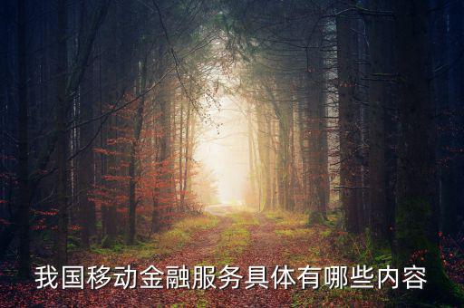 金融服務(wù)包括什么，銀行金融服務(wù) 主要指哪些事
