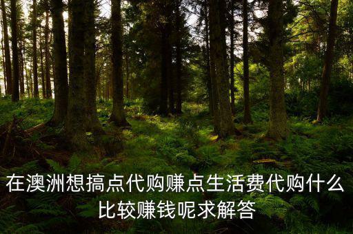 國外代購什么利潤大，代購什么產(chǎn)品最賺錢