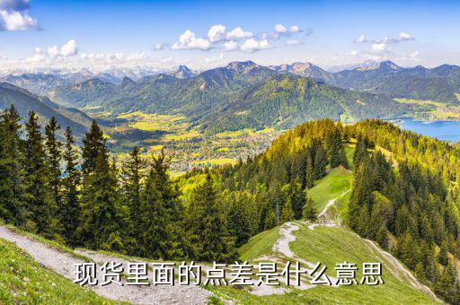 現(xiàn)貨的點(diǎn)差是什么意思，想做現(xiàn)貨白銀請(qǐng)問里面的點(diǎn)差是什么意思呢