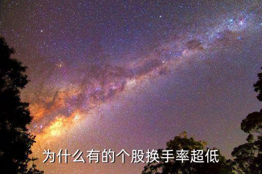 換手率低說明什么，為什么有的個股換手率超低