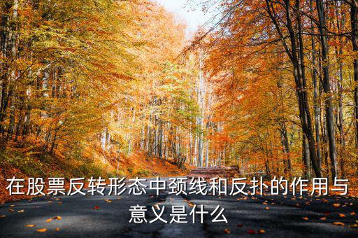 在股票反轉(zhuǎn)形態(tài)中頸線(xiàn)和反撲的作用與意義是什么