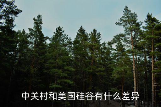 為什么中國的中關(guān)村變不成美國的硅谷，中國硅谷是