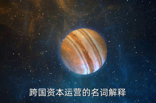 什么是跨國(guó)資本經(jīng)營(yíng)額根本動(dòng)力，跨國(guó)資本運(yùn)營(yíng)的名詞解釋
