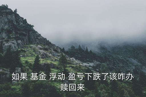基金浮動盈虧怎么提取,浮動盈虧是正數(shù)，表示你賺了