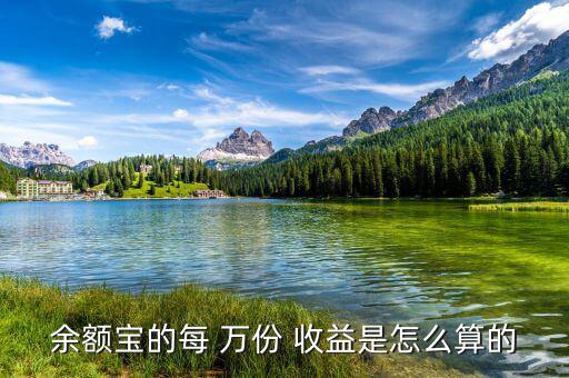 萬(wàn)份收益怎么計(jì)算,貨幣基金每份基金單位凈值固定為1元