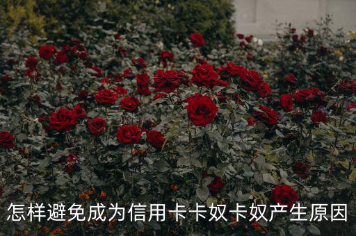 成卡奴怎么辦,避免成為信用卡奴，你必須知道