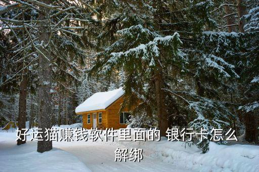 好運(yùn)貓賺錢(qián)軟件里面的 銀行卡怎么 解綁