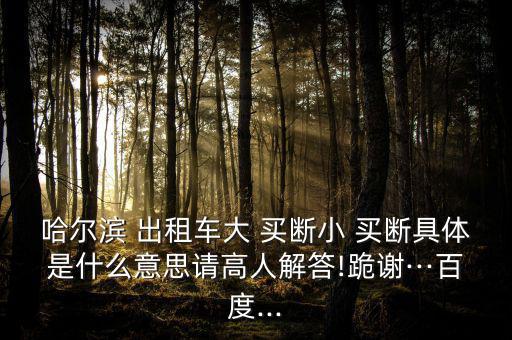 出租車怎么買斷,出租車公司須先取得經(jīng)營權再承包給司機