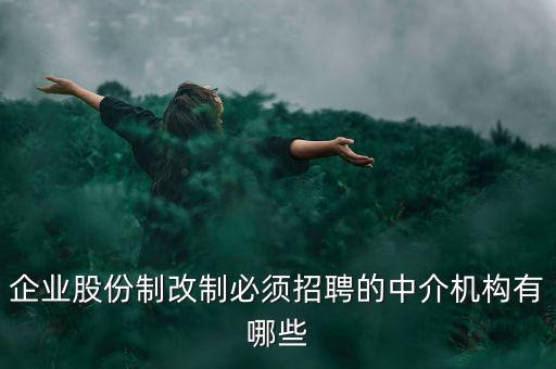 什么樣的重組需要中介選聘，企業(yè)股份制改制必須招聘的中介機構(gòu)有哪些
