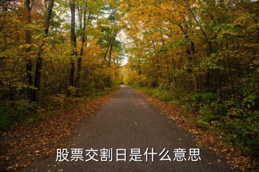 股市交割日是什么意思，股指交割日什么意思