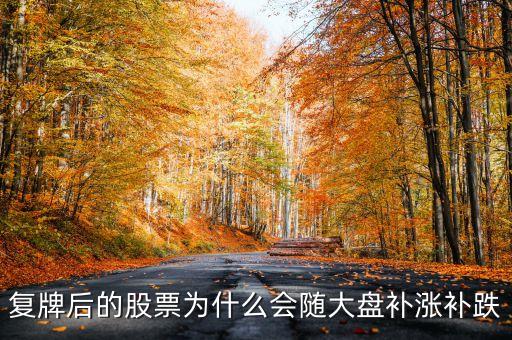 股票復(fù)牌為什么會補跌，復(fù)牌后的股票為什么會隨大盤補漲補跌
