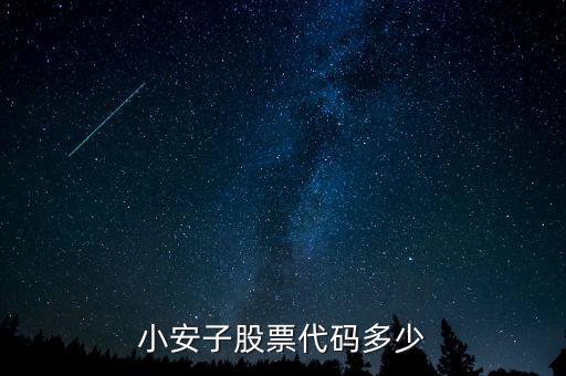 小安子是什么股票，小安子股票代碼多少