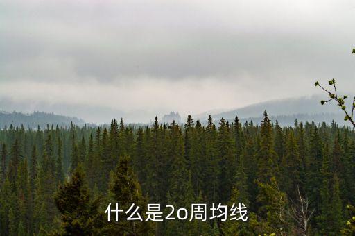 什么是20周均線，想問一下股票大盤20周均線是什么點位