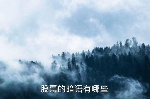 股票暗語(yǔ)178什么意思，股票的暗語(yǔ)有哪些