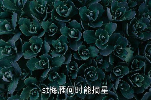 st什么時(shí)候摘星，st股票摘帽申請(qǐng)時(shí)間是什么時(shí)間申請(qǐng)一般要多久才可能批準(zhǔn)