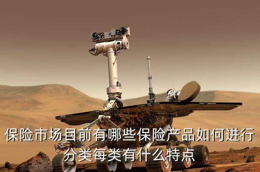 保險市場目前有哪些保險產(chǎn)品如何進行分類每類有什么特點