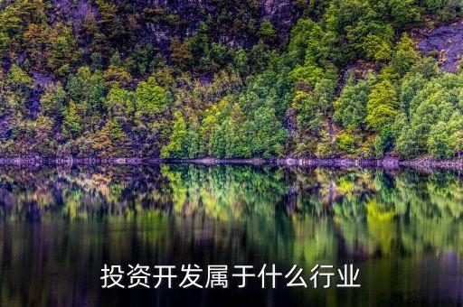 2015智度投資屬什么行業(yè)，投資開發(fā)屬于什么行業(yè)