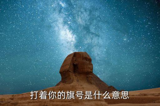 打著旗號(hào)是什么意思，打著旗號(hào)和打著幌子有什么區(qū)別