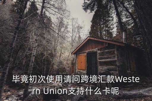 什么是西聯(lián)，畢竟初次使用請問跨境匯款Western Union支持什么卡呢