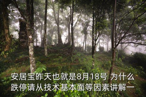 安居寶為什么虧損，安居寶昨天也就是8月18號(hào) 為什么跌停請(qǐng)從技術(shù)基本面等因素講解一