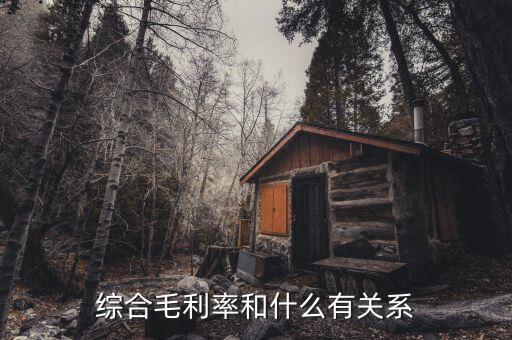什么是綜合毛利，綜合毛利率和什么有關(guān)系