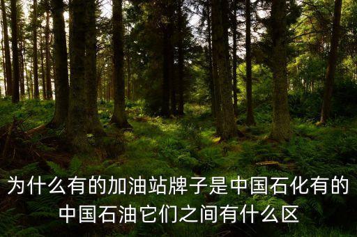 為什么中石化和中石油不，中石油中石化中海油為什么不合并
