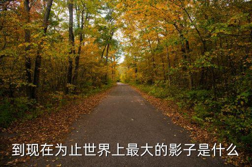最大得影子是什么，到現(xiàn)在為止世界上最大的影子是什么