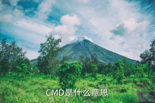 cmd是什么單位，cmd是什么