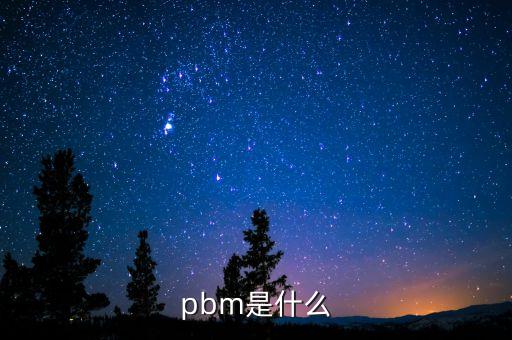 pbm是什么意思，pbm是什么