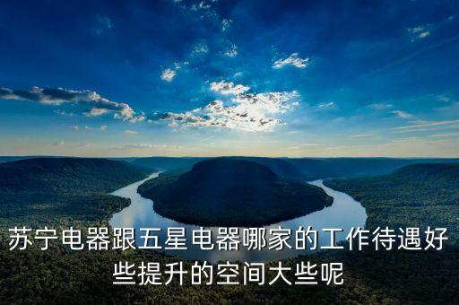 五星電器運營和蘇寧有什么不同，蘇寧電器跟五星電器哪家的工作待遇好些提升的空間大些呢