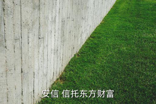 安信 信托東方財富