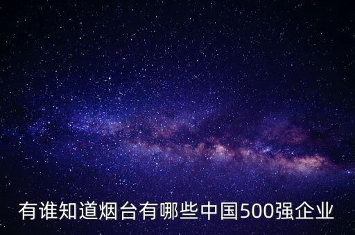 有誰(shuí)知道煙臺(tái)有哪些中國(guó)500強(qiáng)企業(yè)