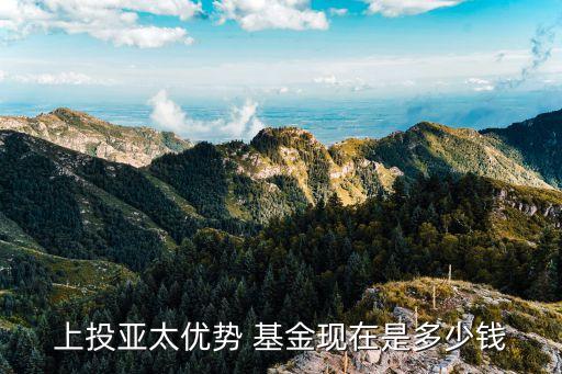 上投亞太優(yōu)勢(shì) 基金現(xiàn)在是多少錢(qián)