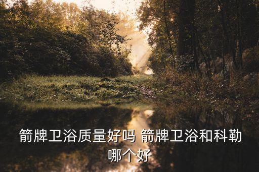  箭牌衛(wèi)浴質量好嗎 箭牌衛(wèi)浴和科勒哪個好