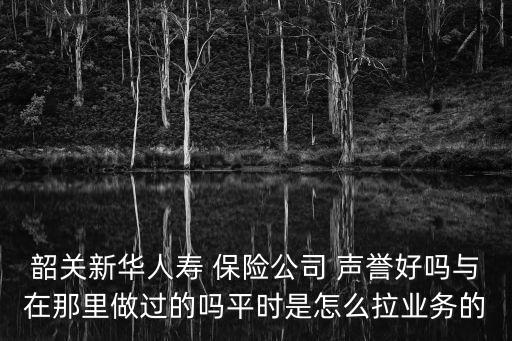 韶關(guān)新華人壽 保險(xiǎn)公司 聲譽(yù)好嗎與在那里做過的嗎平時是怎么拉業(yè)務(wù)的