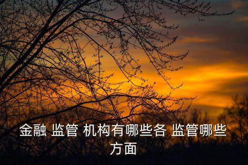 我國銀行業(yè)的監(jiān)管機構(gòu),銀行業(yè)監(jiān)管機構(gòu)包括