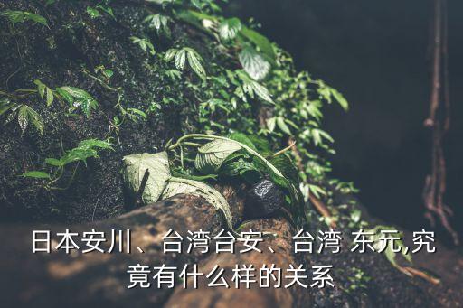 日本安川、臺(tái)灣臺(tái)安、臺(tái)灣 東元,究竟有什么樣的關(guān)系