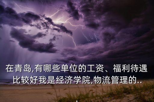 在青島,有哪些單位的工資、福利待遇比較好我是經(jīng)濟(jì)學(xué)院,物流管理的...